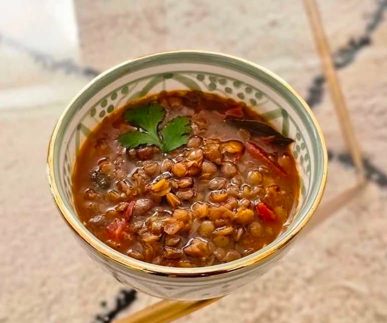Authentic Moroccan Lentil Soup