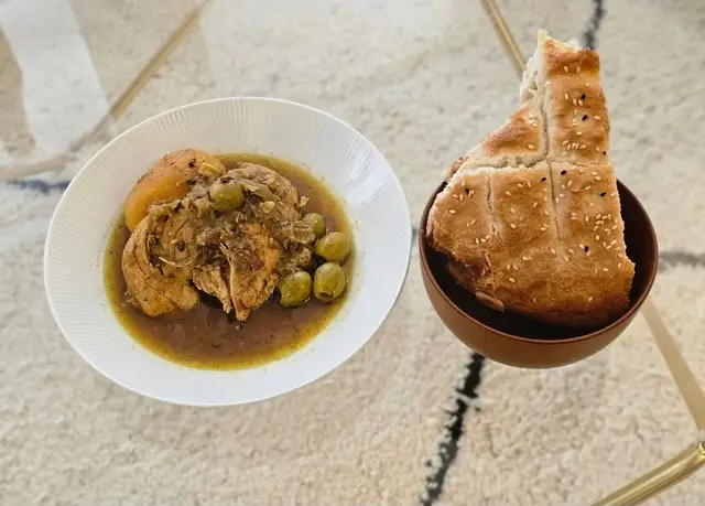 Tajine Chicken with Preserved Lemon and Olives